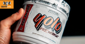 YOLO Pre Workout supplement with energetic ingredients for enhanced workout performance.